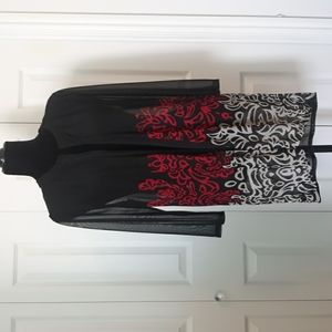 Chico's Sheer Open Cardigan